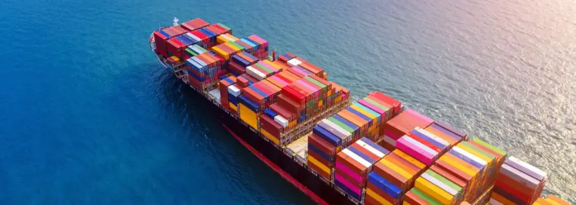 navio com container representando o desligamento da di